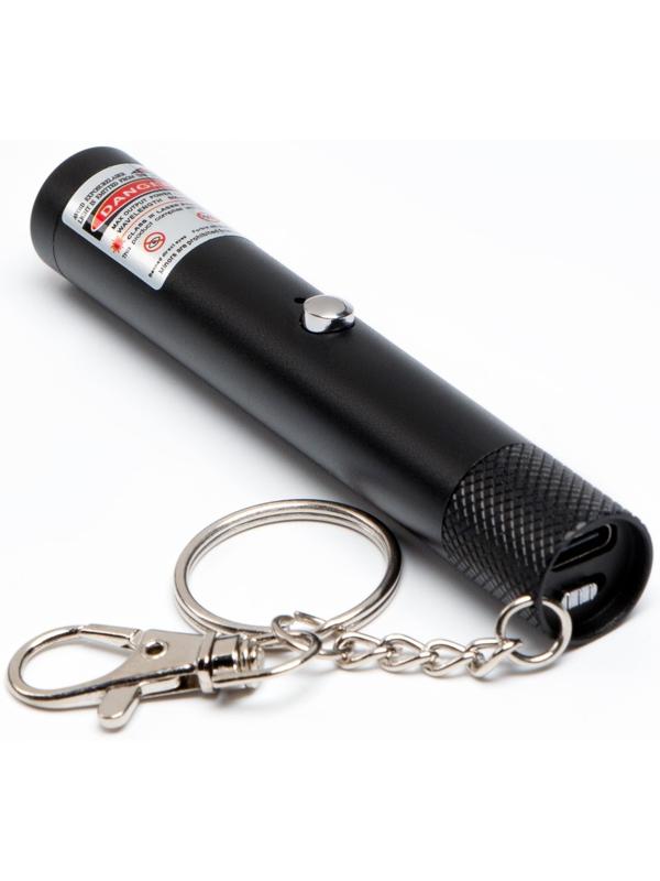 Лазерная указка аккумуляторная, 200 мАч, 532 нм, зеленый луч