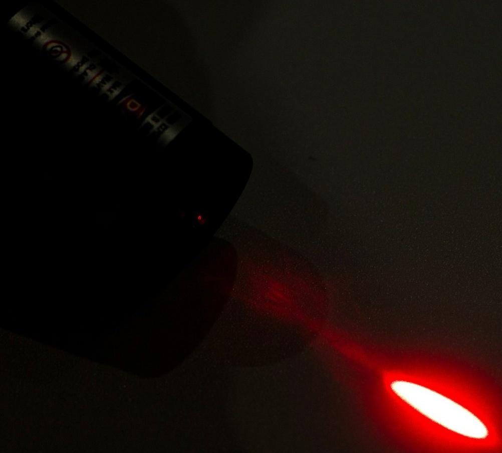 Лазерная указка аккумуляторная, 200 мАч, 532 нм, USB, красный луч