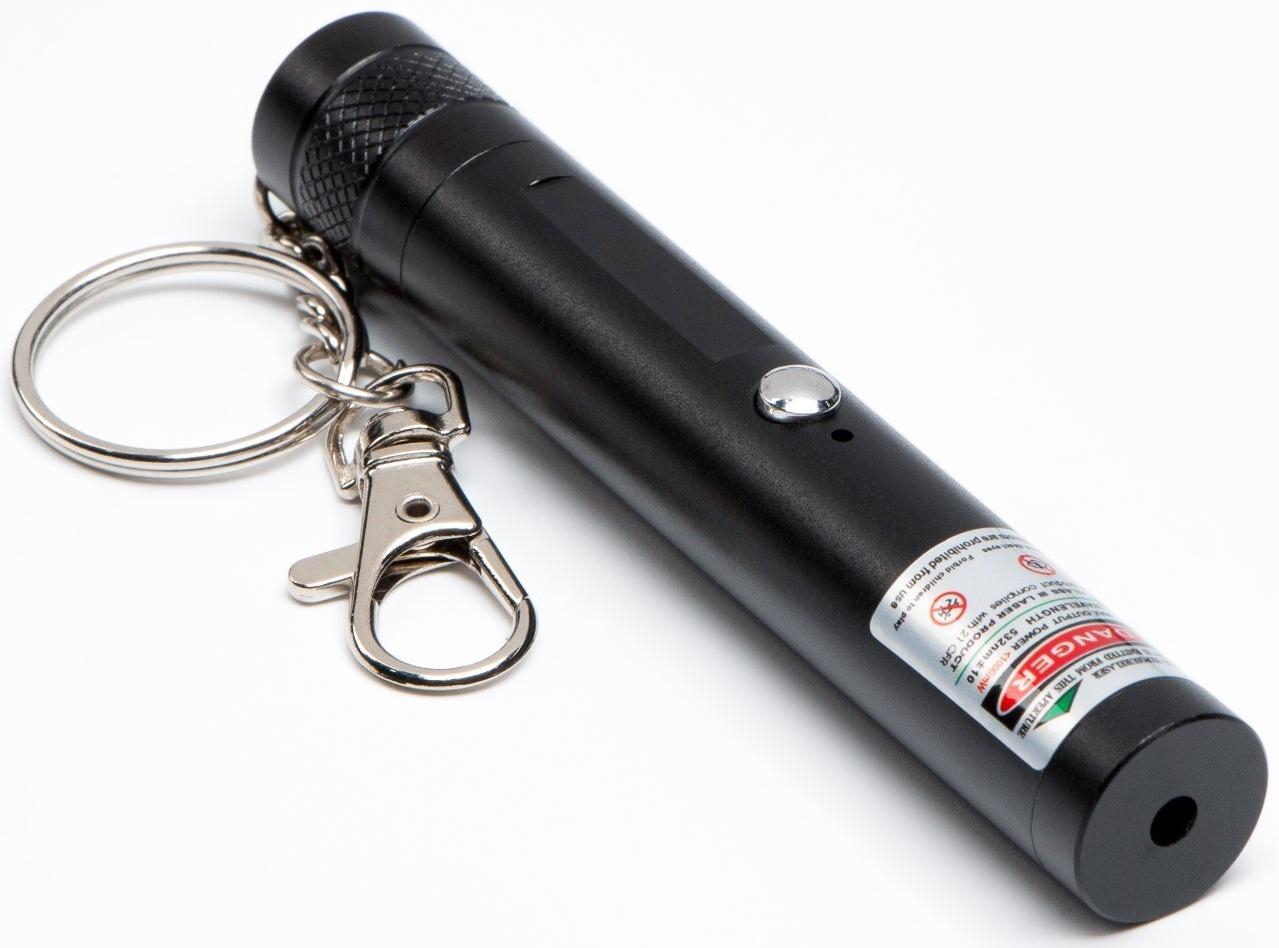 Лазерная указка аккумуляторная, 200 мАч, 532 нм, USB, зеленый луч