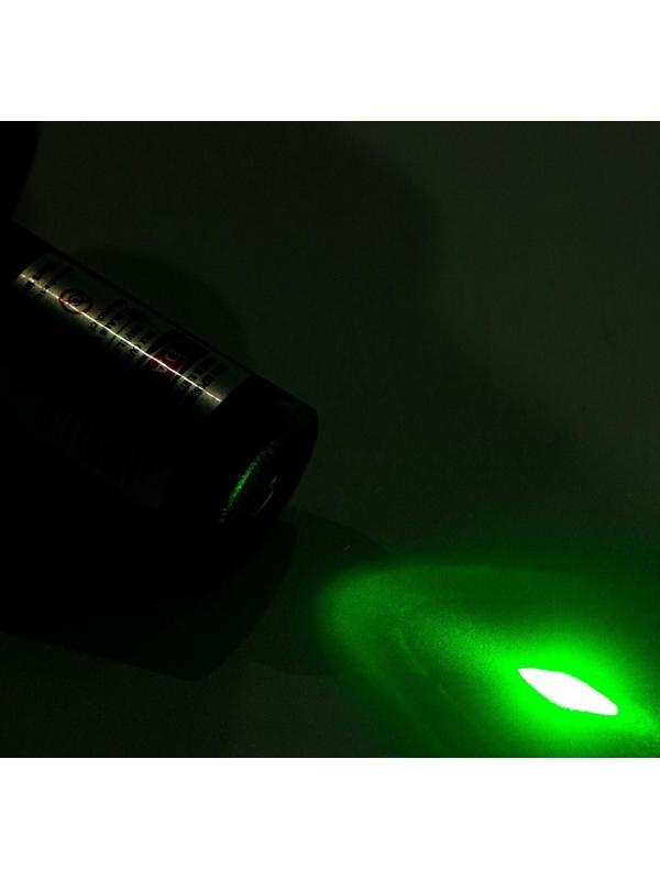 Лазерная указка аккумуляторная, 200 мАч, 532 нм, USB, зеленый луч