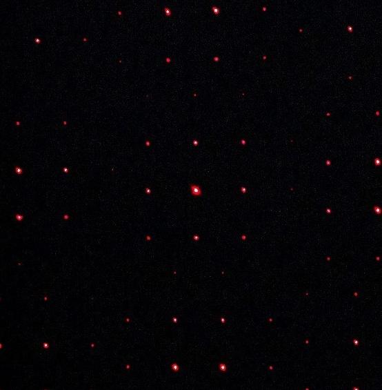 Лазерная указка аккумуляторная, 650 нм, 2 насадки, USB. красный луч