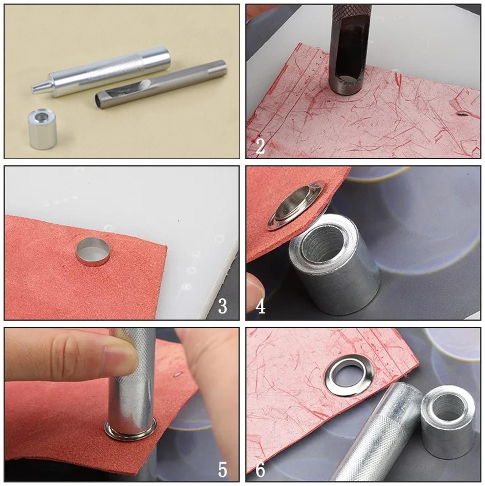 Набор инструментов для ручной установки люверсов, d = 8 мм