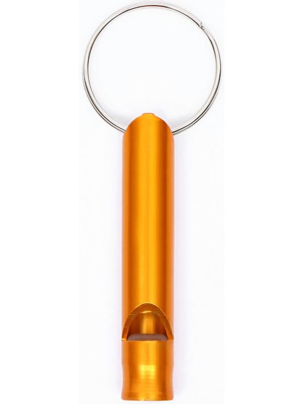 Свисток металлический малый для собак, 4,6 х 0,8 см, золотой