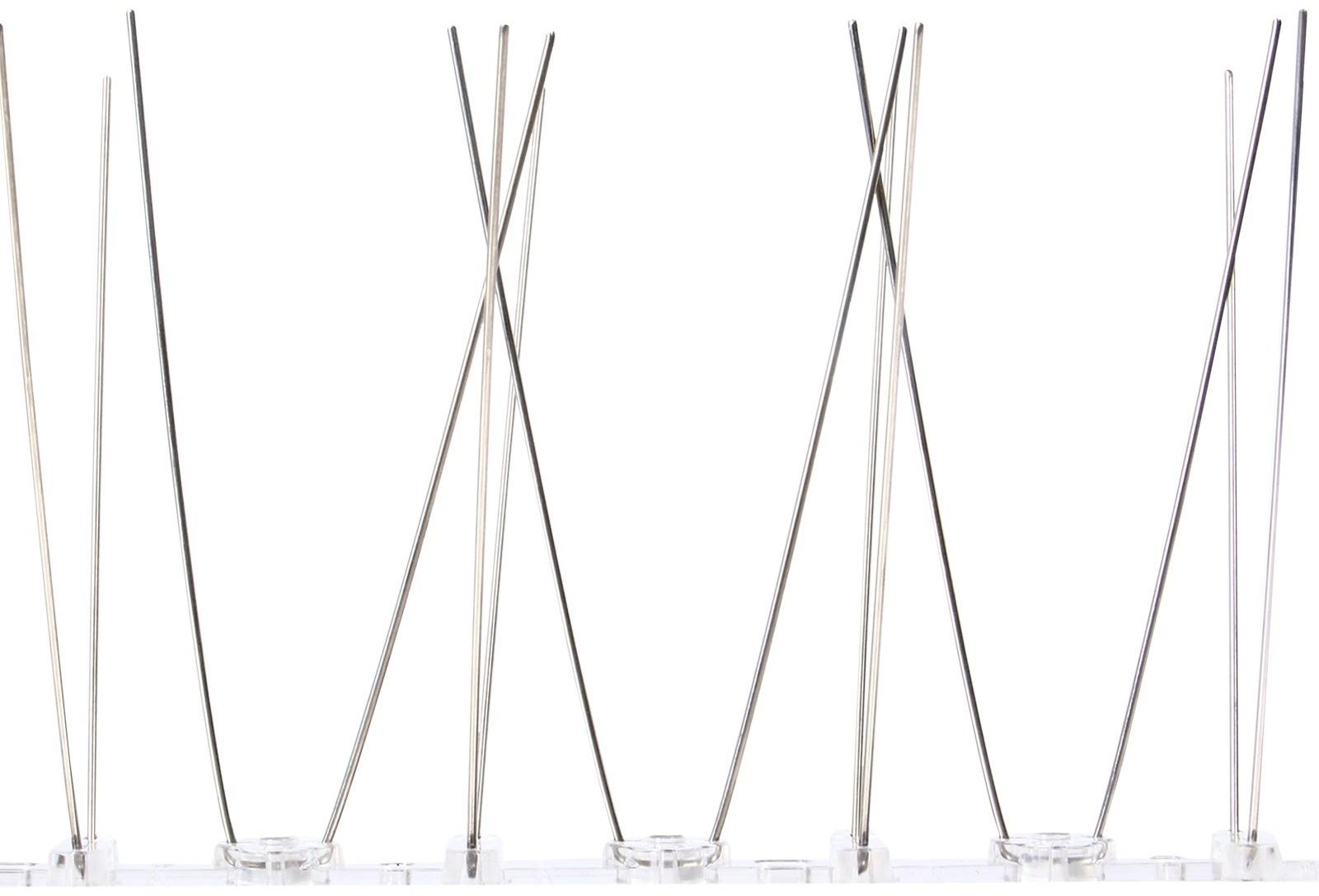 Отпугиватель для птиц, 25 × 10 см, шипы противоприсадные 20 шт., 2 ряда, Greengo