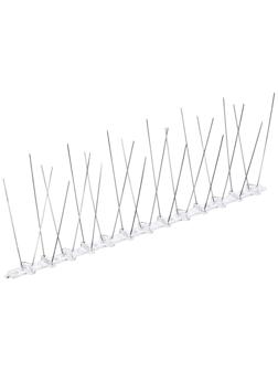 Отпугиватель для птиц, 25 × 10 см, шипы противоприсадные 20 шт., 2 ряда, Greengo