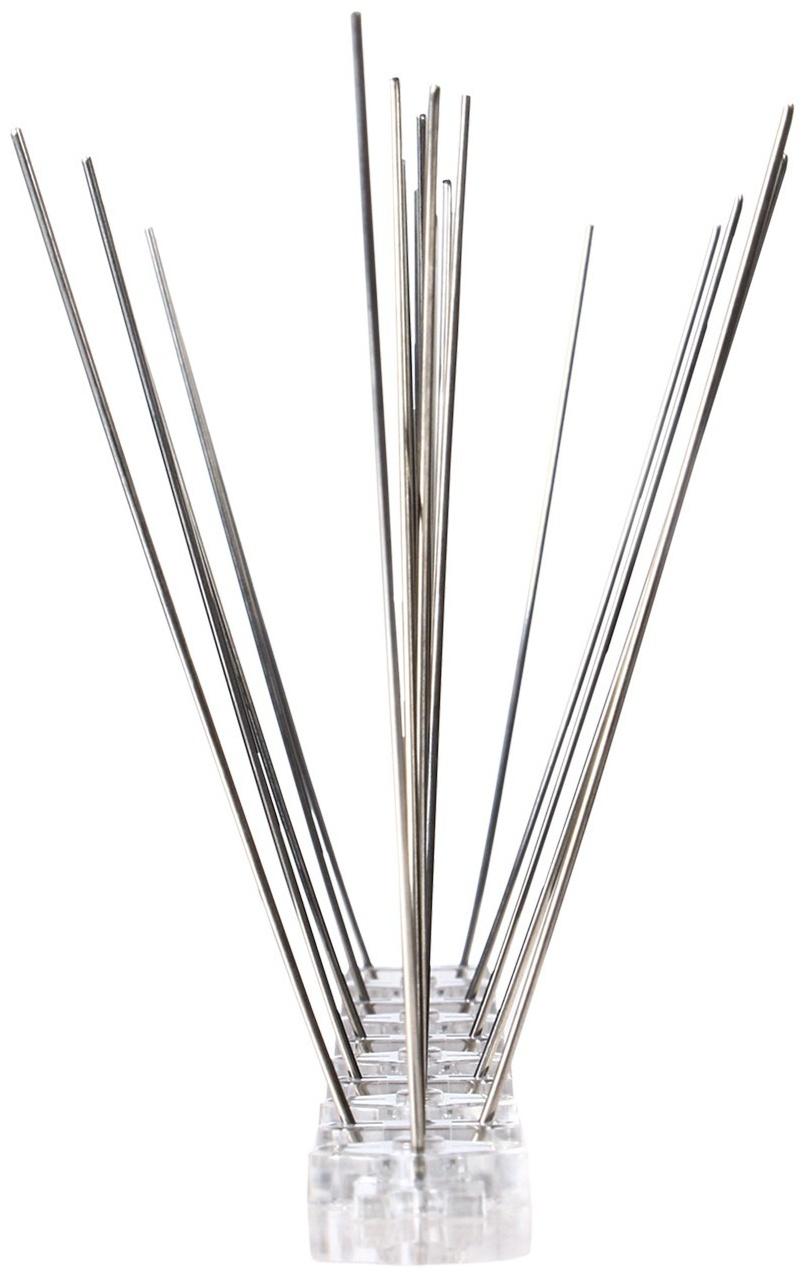 Отпугиватель для птиц, 50 × 12 см, шипы противоприсадные 40 шт., 2 ряда, Greengo