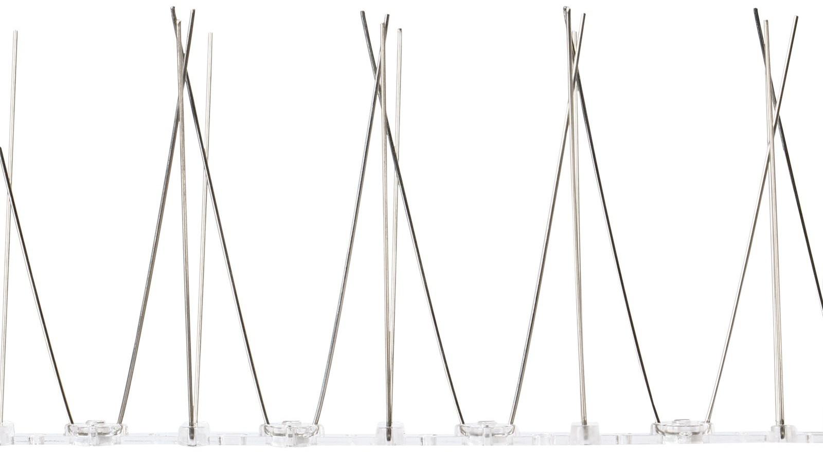 Отпугиватель для птиц, 50 × 12 см, шипы противоприсадные 40 шт., 2 ряда, Greengo