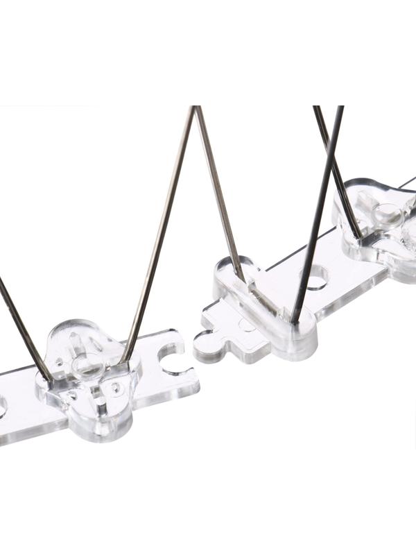 Отпугиватель для птиц, 50 × 12 см, шипы противоприсадные 40 шт., 2 ряда, Greengo