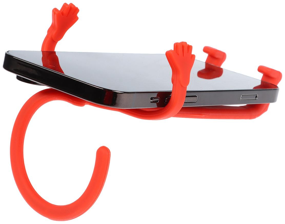 Держатель универсальный Mr.Flex, силиконовый, красный