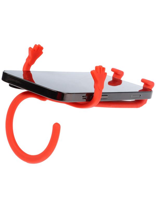 Держатель универсальный Mr.Flex, силиконовый, красный