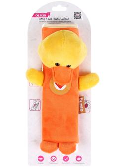 Мягкая накладка Olmio на ремни безопасности и лямки рюкзаков, Утенок