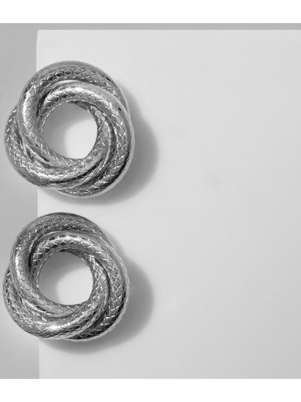 Серьги металл 