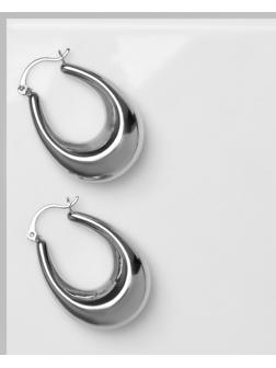 Серьги металл 