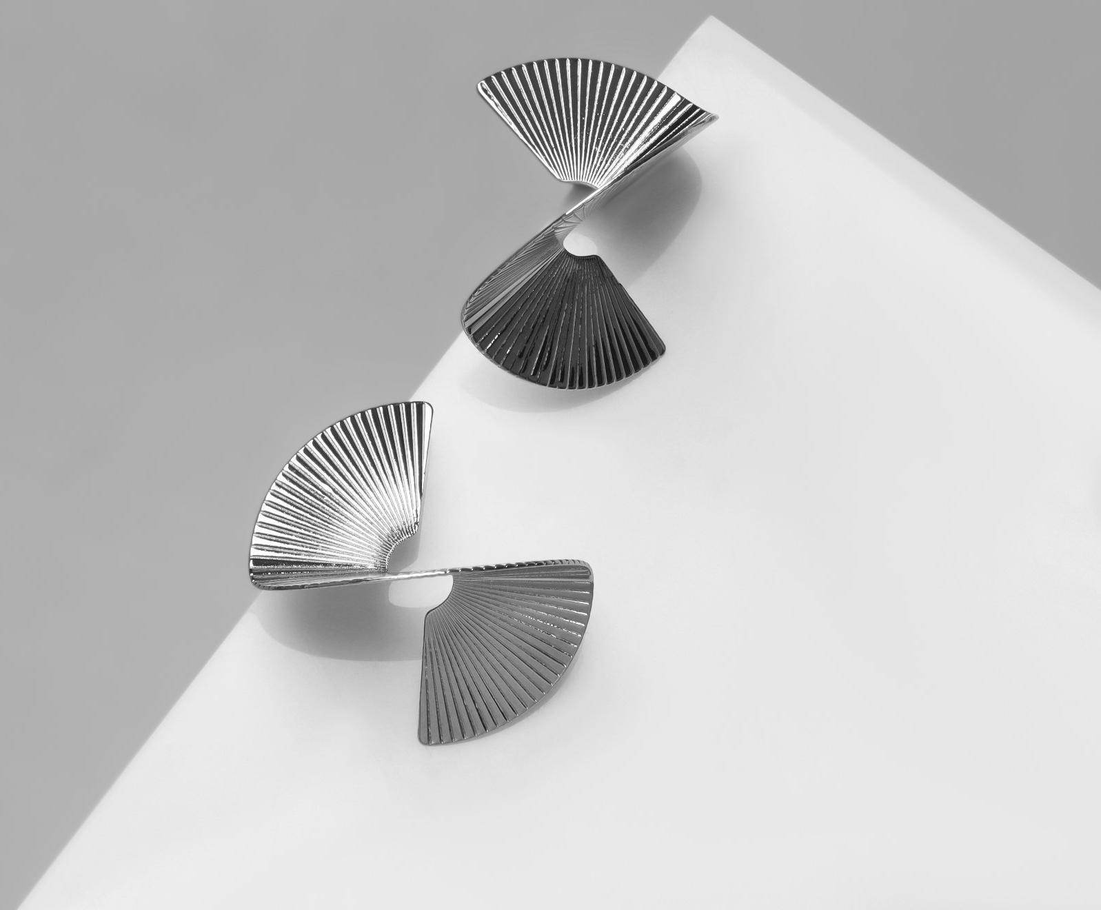 Серьги металл 