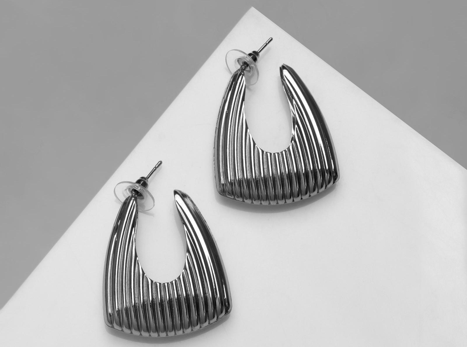 Серьги металл 