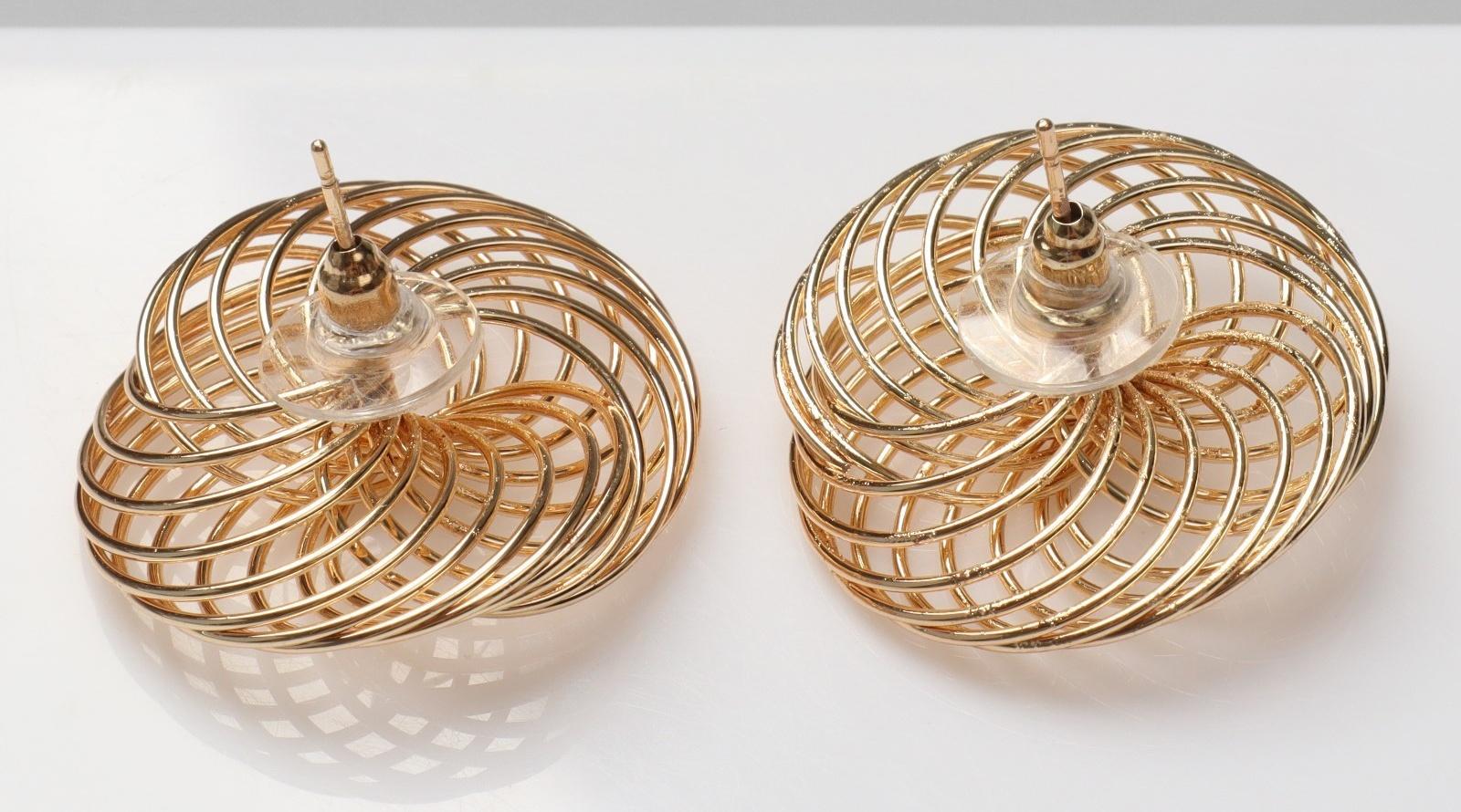 Серьги металл 