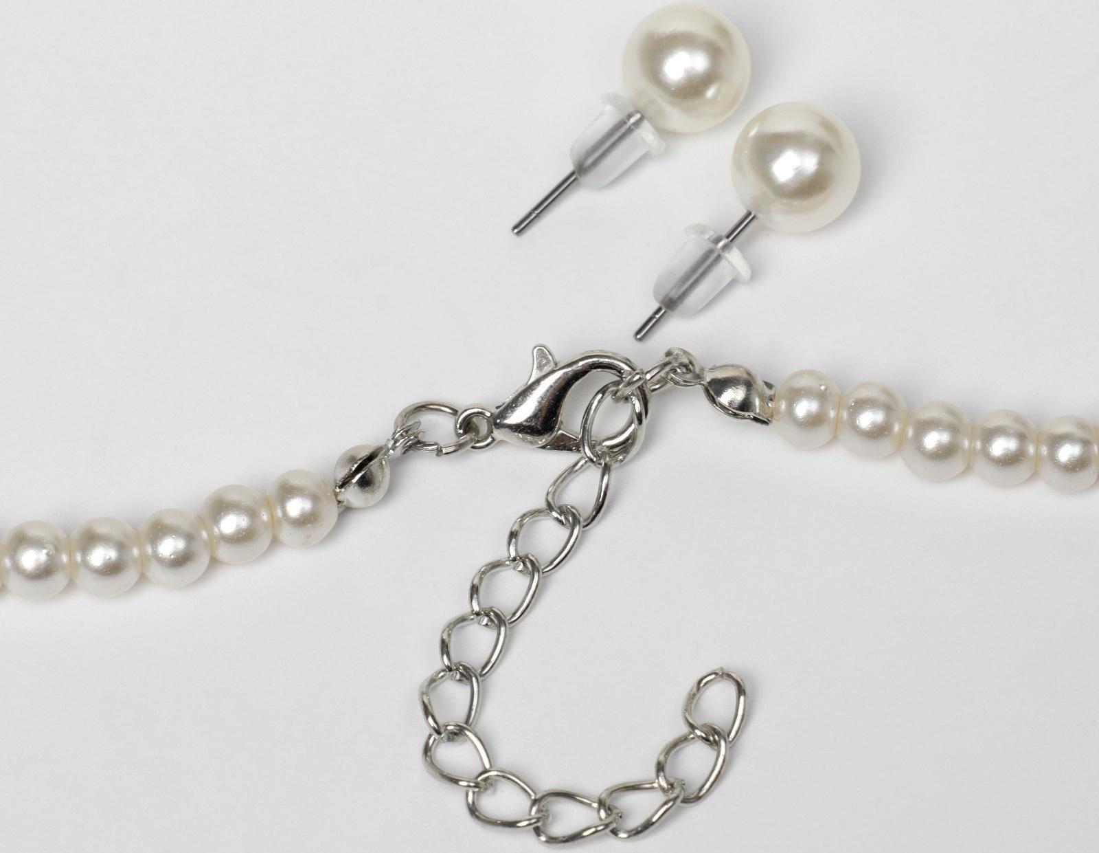 Набор 2 предмета: серьги, колье 