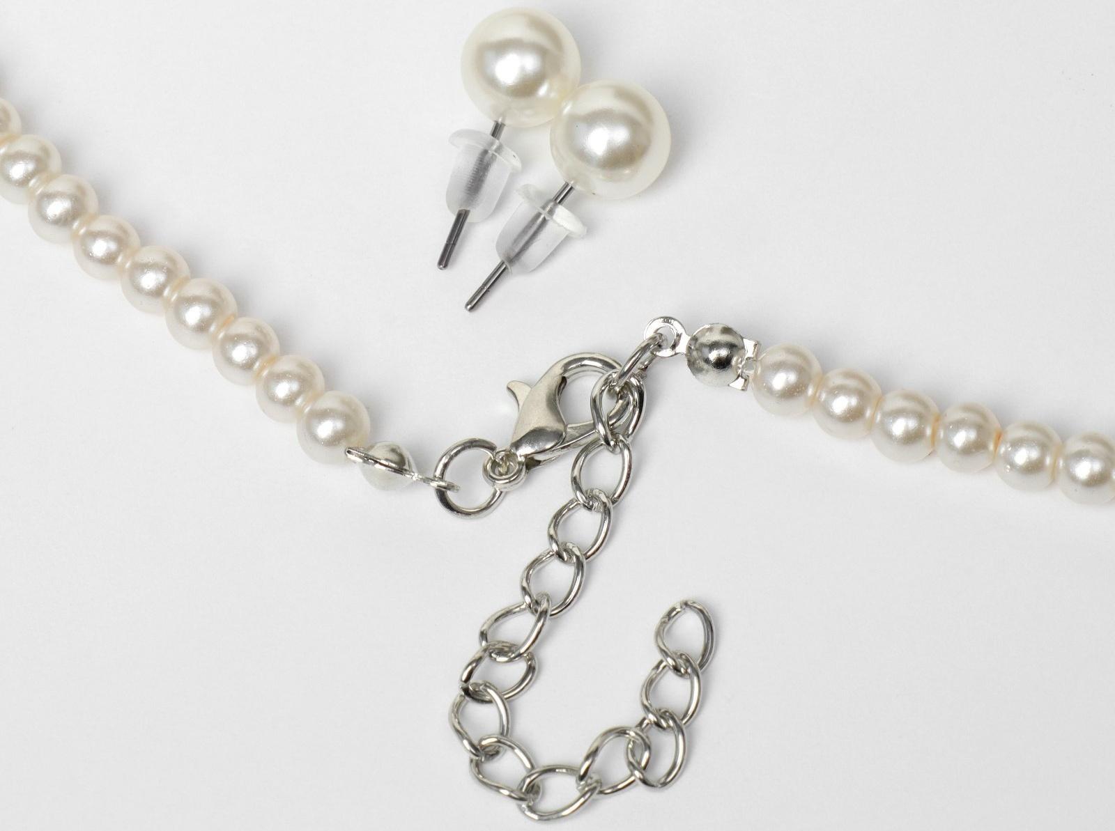 Набор 2 предмета: серьги, колье 