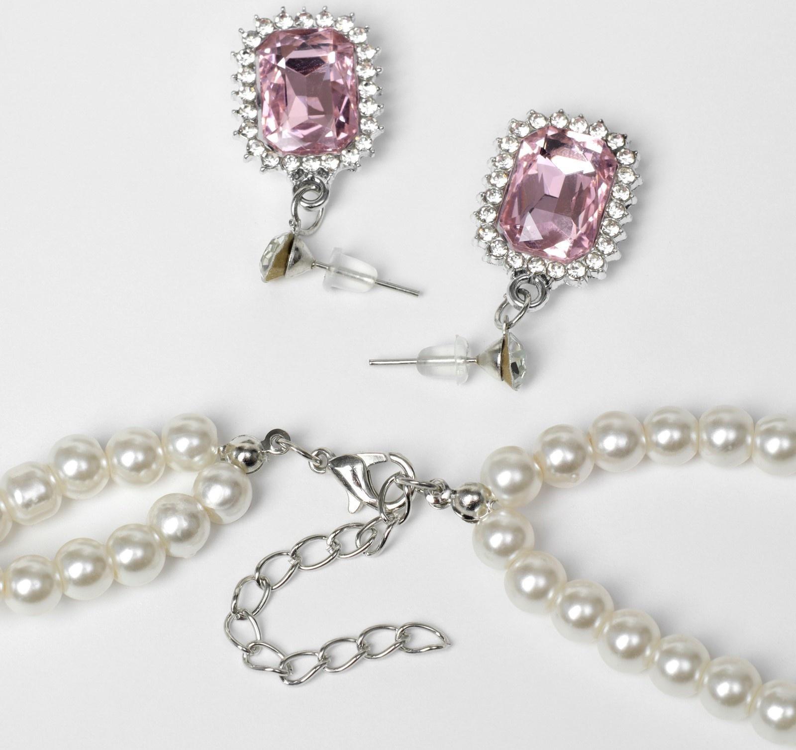 Набор 2 предмета: серьги, колье 