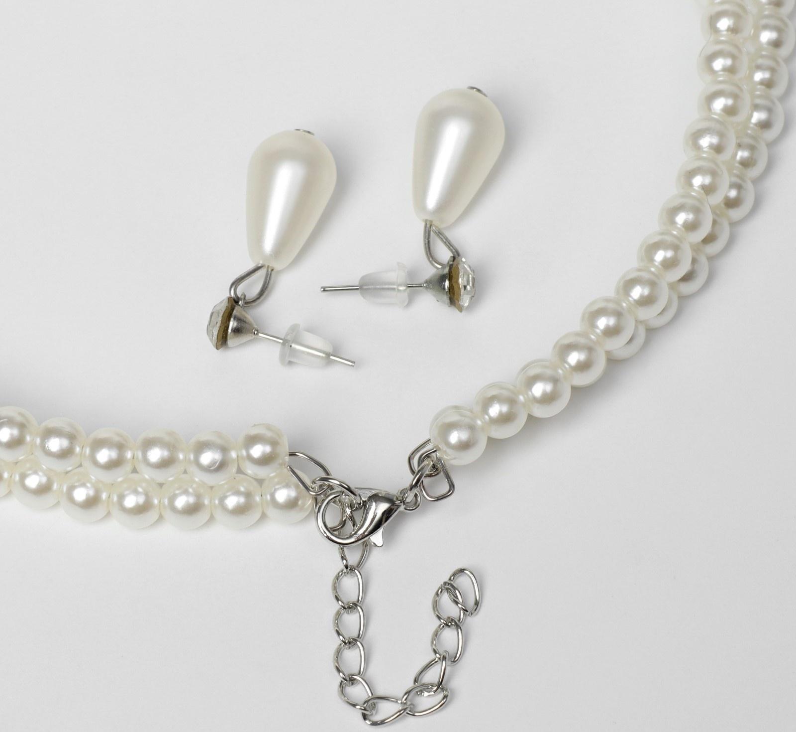 Набор 2 предмета: серьги, колье 