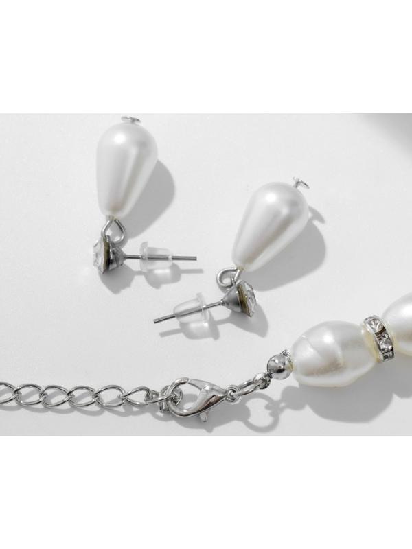 Набор 3 предмета: серьги, бусы, браслет 