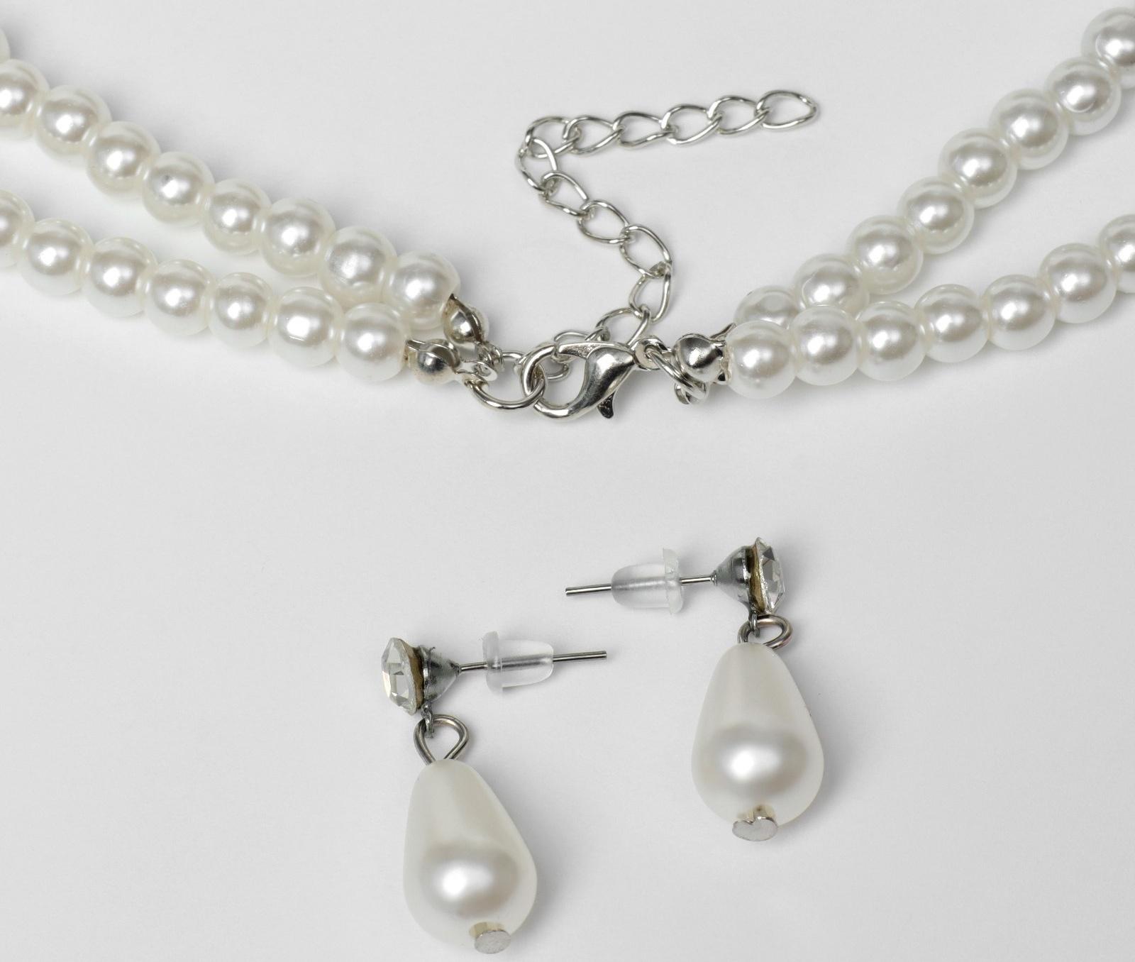 Набор 2 предмета: серьги, колье 