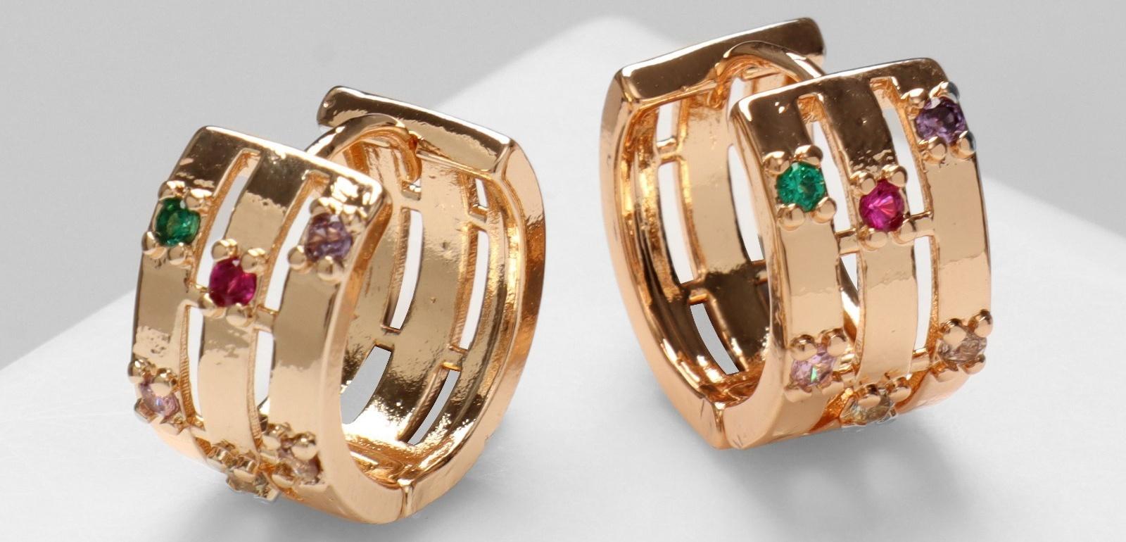 Серьги-кольца 