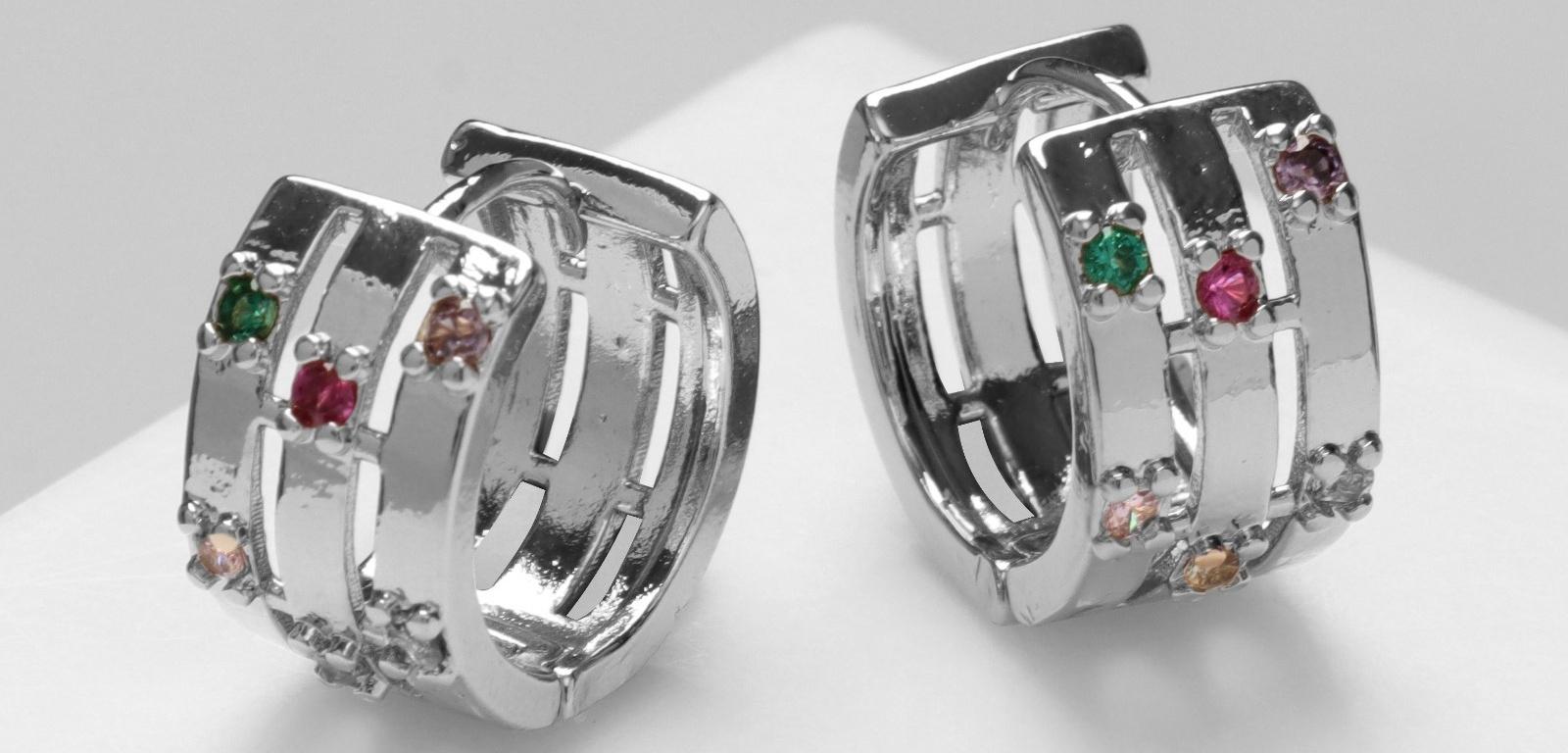 Серьги-кольца 