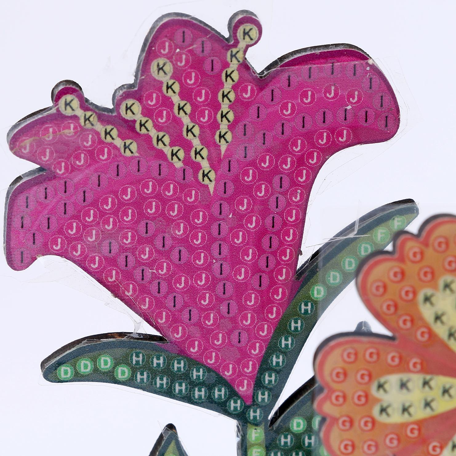 Алмазная вышивка «Цветы в саду» интерьерный декор