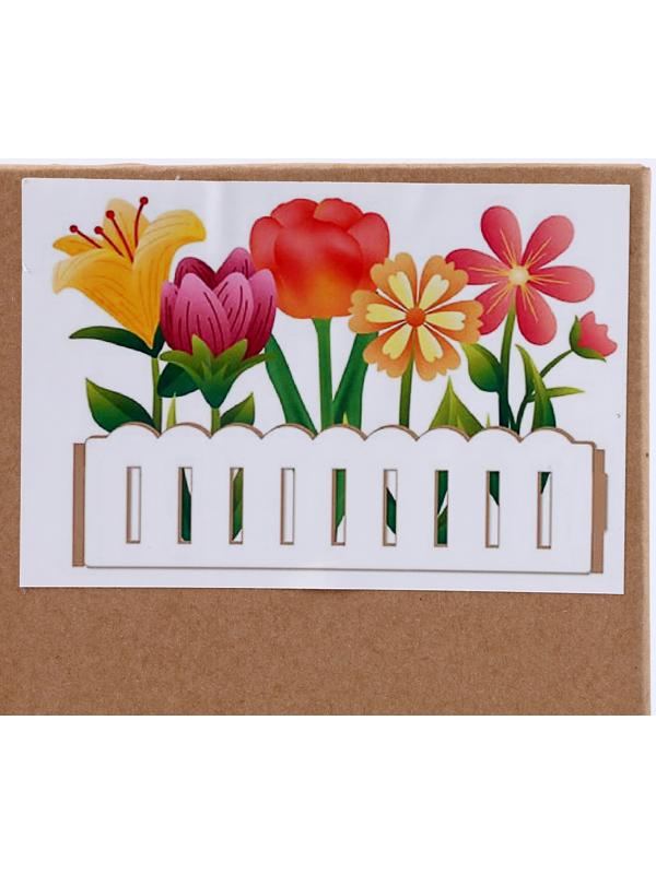 Алмазная вышивка «Цветы в саду» интерьерный декор