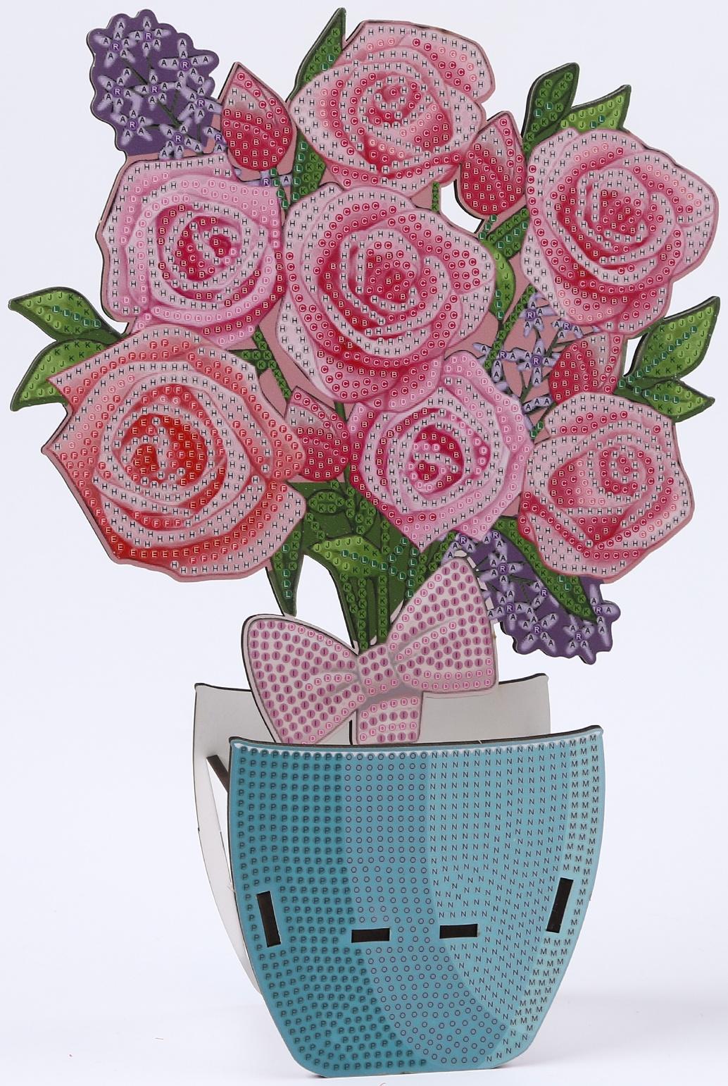 Алмазная вышивка «Розы» интерьерный декор