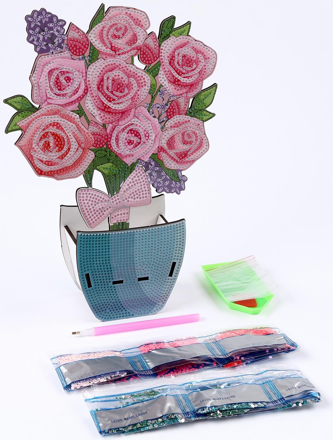 Алмазная вышивка «Розы» интерьерный декор