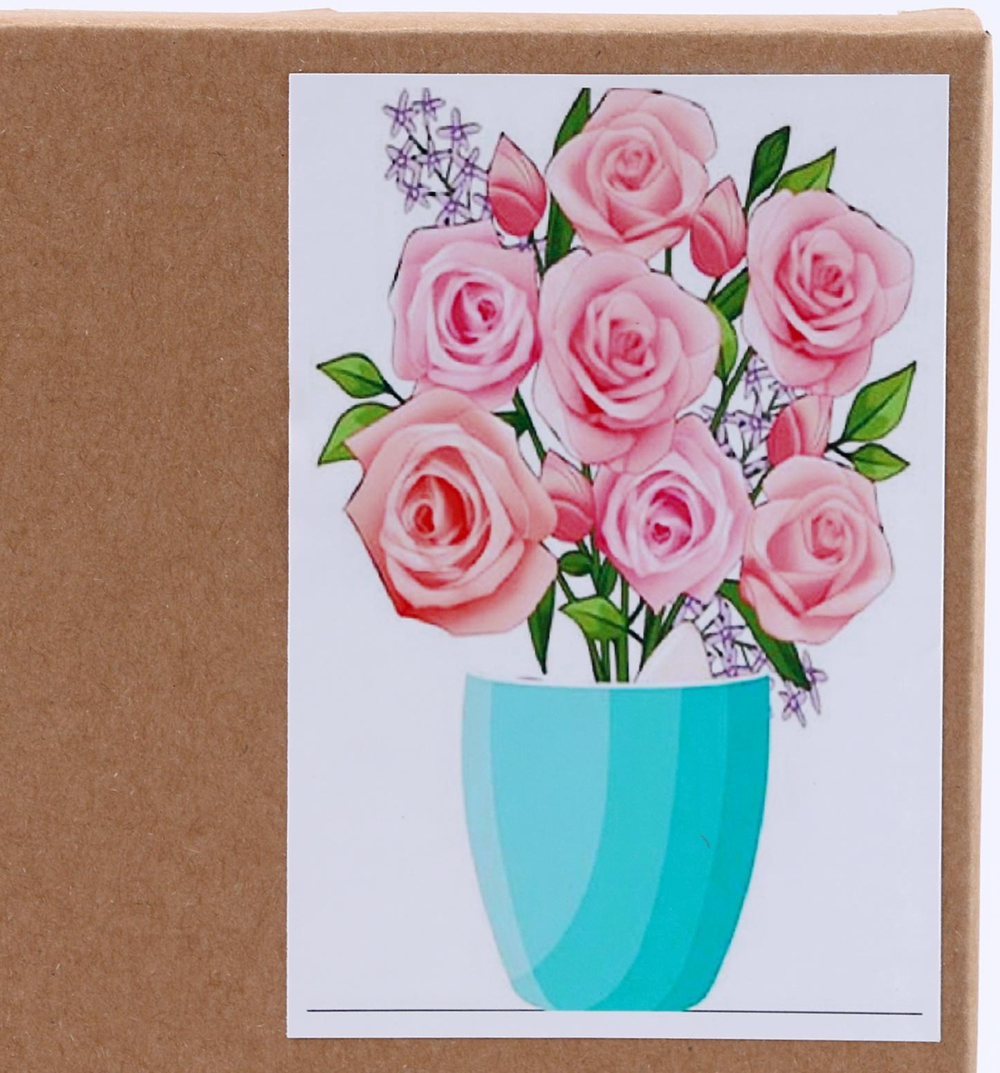 Алмазная вышивка «Розы» интерьерный декор