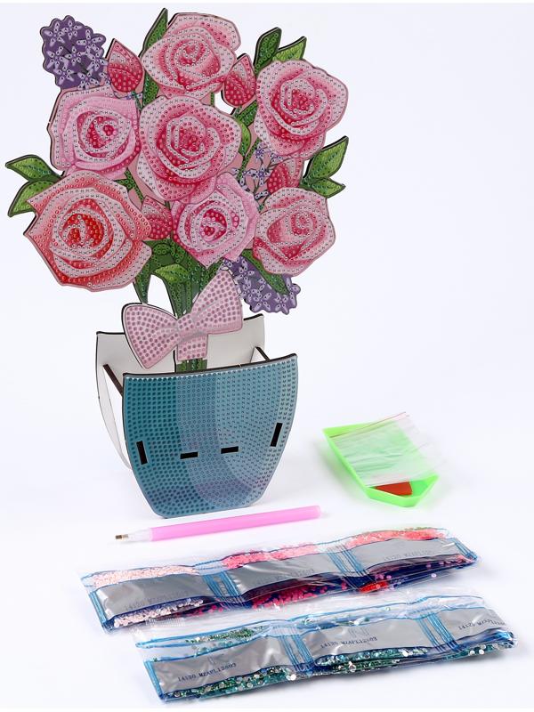 Алмазная вышивка «Розы» интерьерный декор