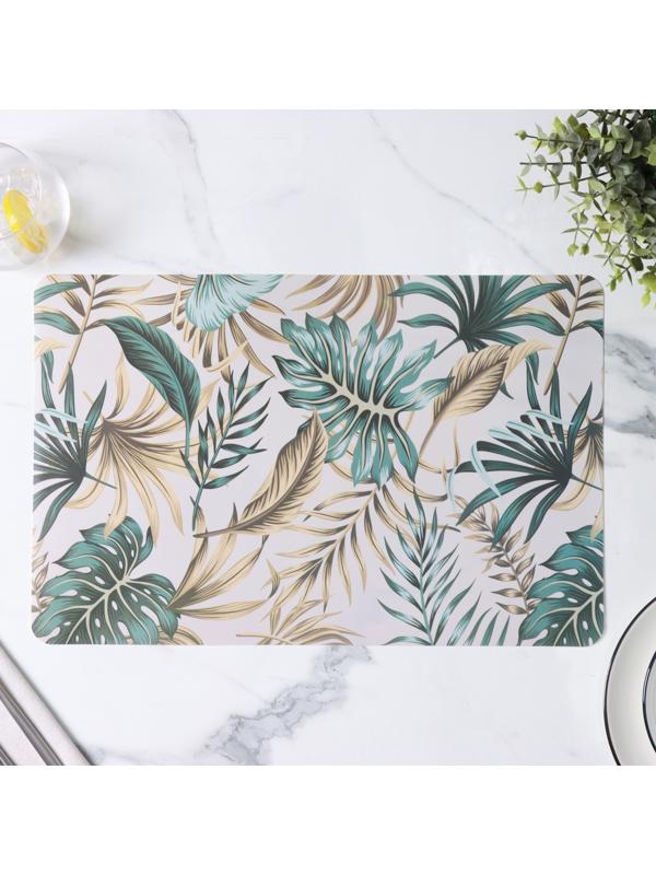 Набор салфеток сервировочных Доляна Flores, 4 шт, 28×43 см