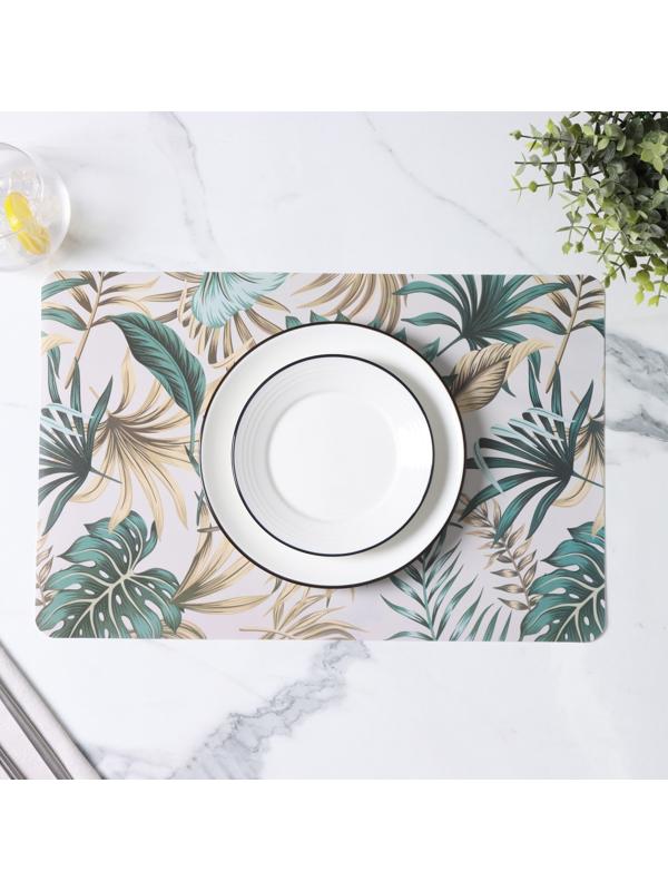 Набор салфеток сервировочных Доляна Flores, 4 шт, 28×43 см