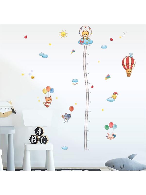 Наклейка пластик интерьерная цветная ростомер 