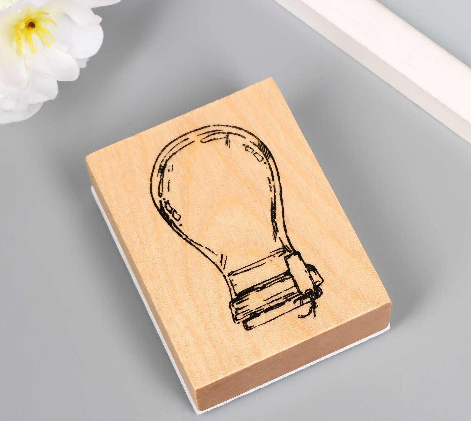 Печать дерево, резина 