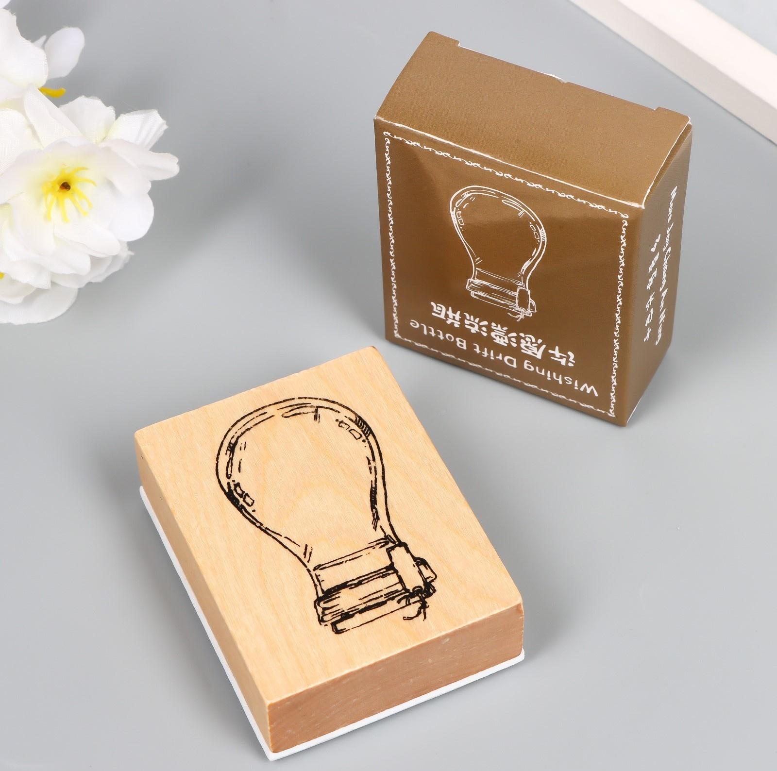 Печать дерево, резина 