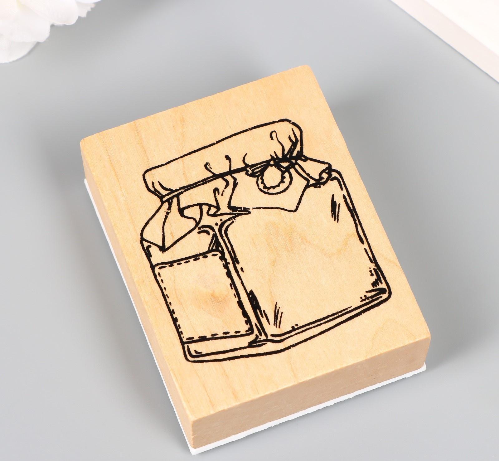 Печать дерево, резина 