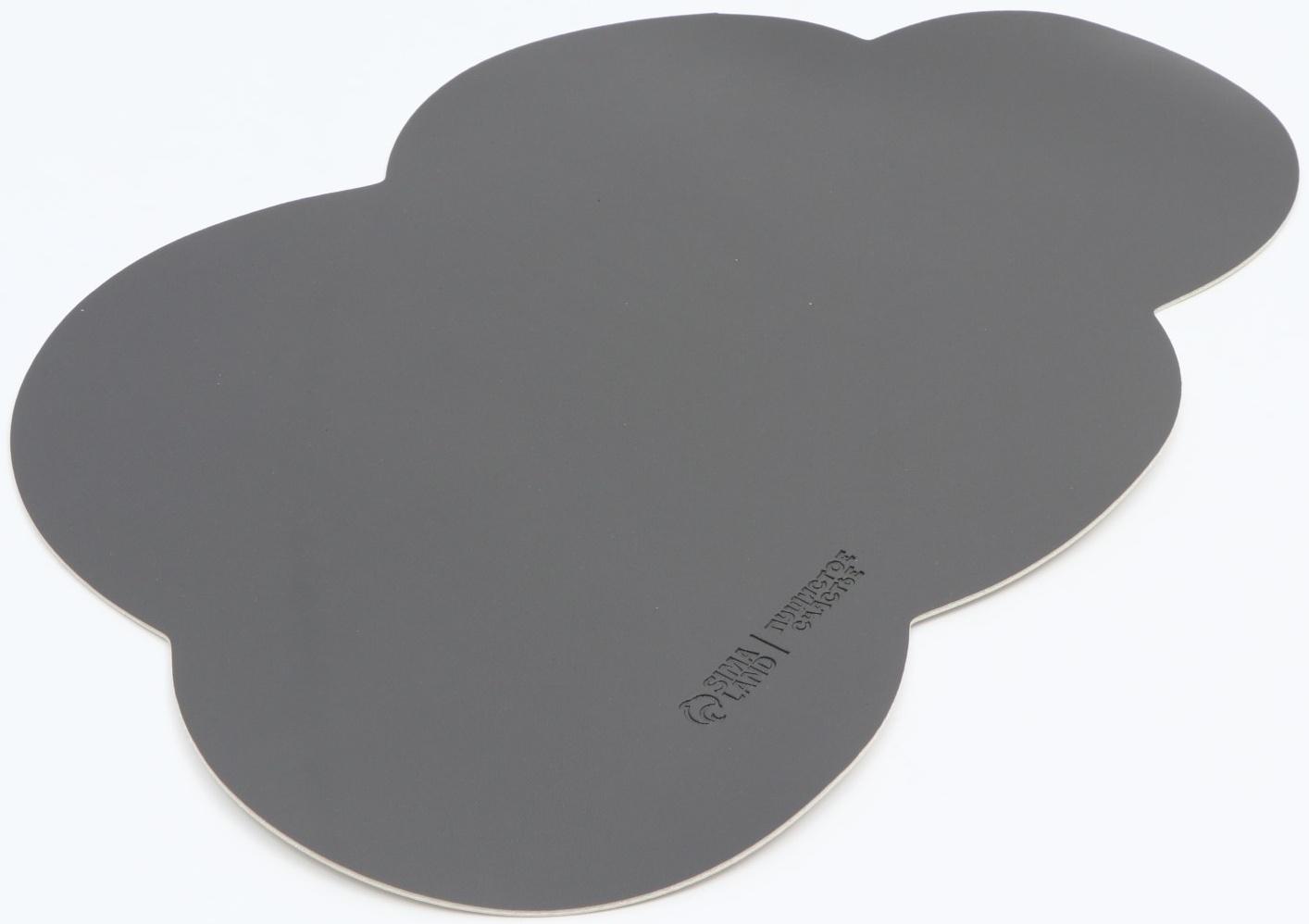 Коврик под миску форменный «Облако», 39 х 27 см, серый цвет