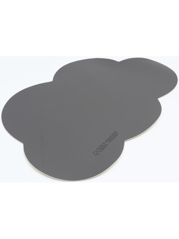 Коврик под миску форменный «Облако», 39 х 27 см, серый цвет