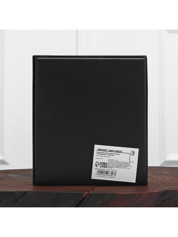 Подарочный набор штопор, аэратор, каплеуловитель, термометр «Для вечера», 14 х 16 см