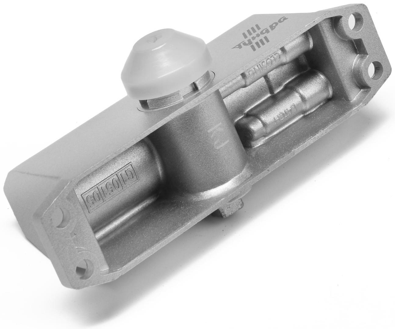 Доводчик дверей ТУНДРА G051  морозостойкий, до -50, до 45, цвет серебро