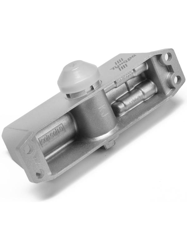 Доводчик дверей ТУНДРА G051  морозостойкий, до -50, до 45, цвет серебро