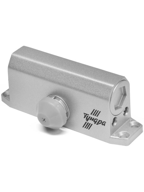 Доводчик дверей ТУНДРА G051  морозостойкий, до -50, до 45, цвет серебро