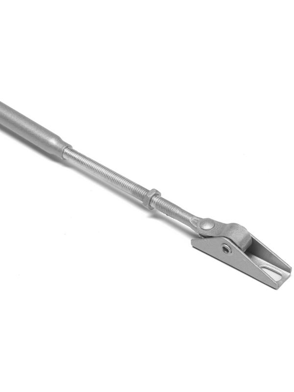 Доводчик дверей ТУНДРА G051  морозостойкий, до -50, до 45, цвет серебро