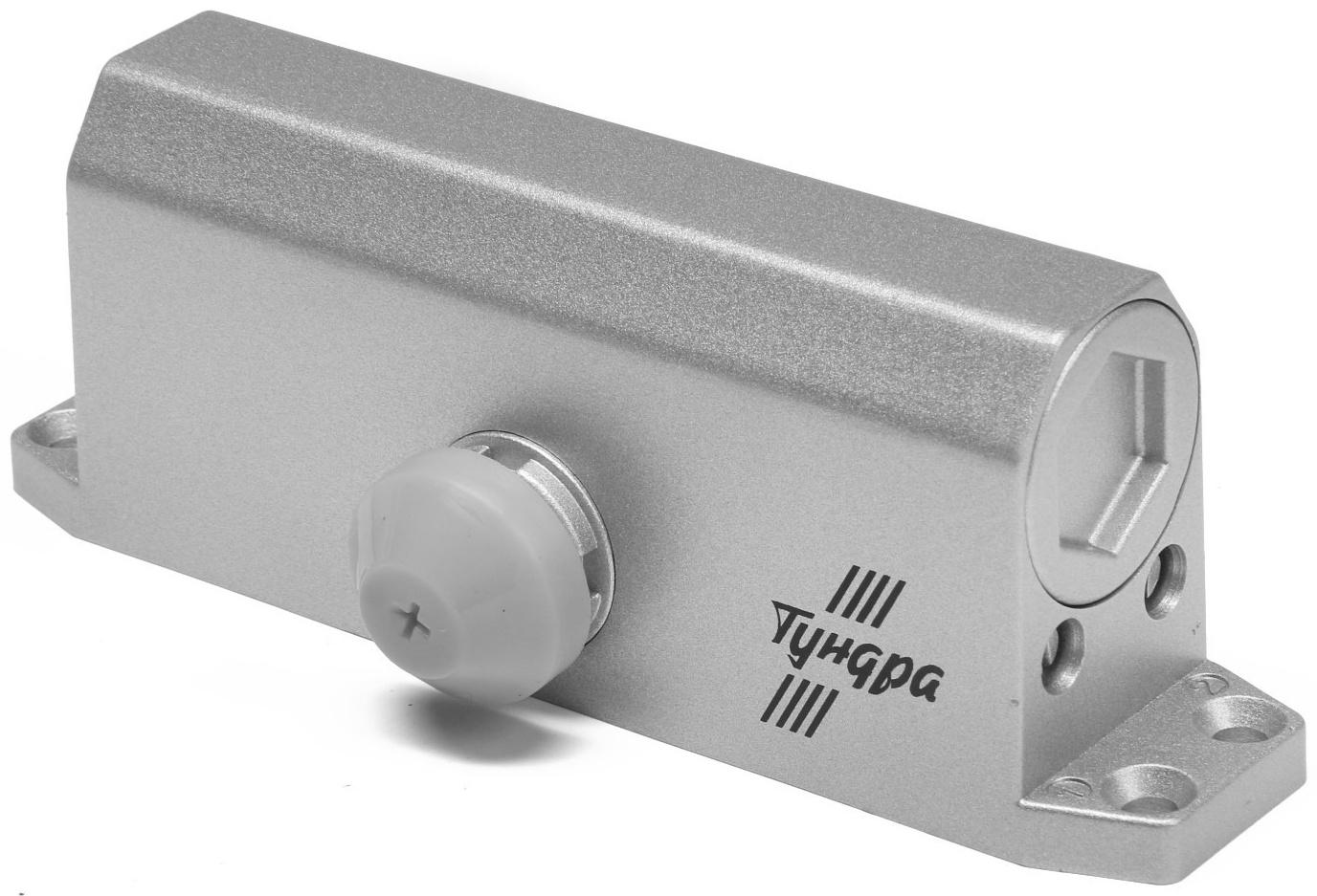 Доводчик дверей ТУНДРА G062  морозостойкий, до -50, до 65, цвет серебро