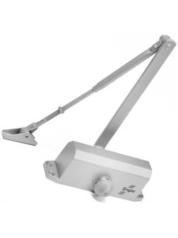 Доводчик дверей ТУНДРА G062  морозостойкий, до -50, до 65, цвет серебро