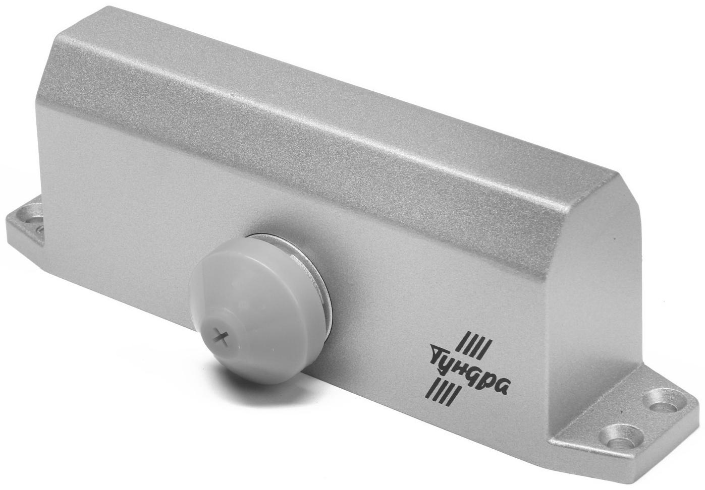 Доводчик дверей ТУНДРА G072  морозостойкий, до -50, до 85, цвет серебро